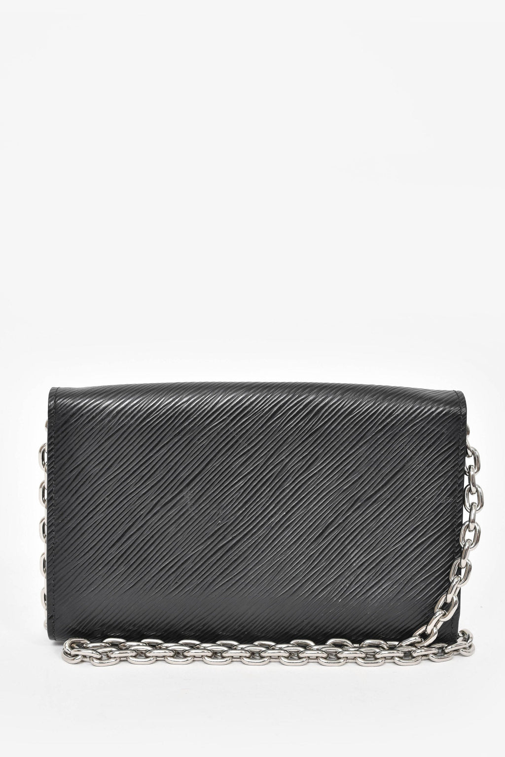 Louis Vuitton Black Epi Leather 'Twist' Wallet on Chain