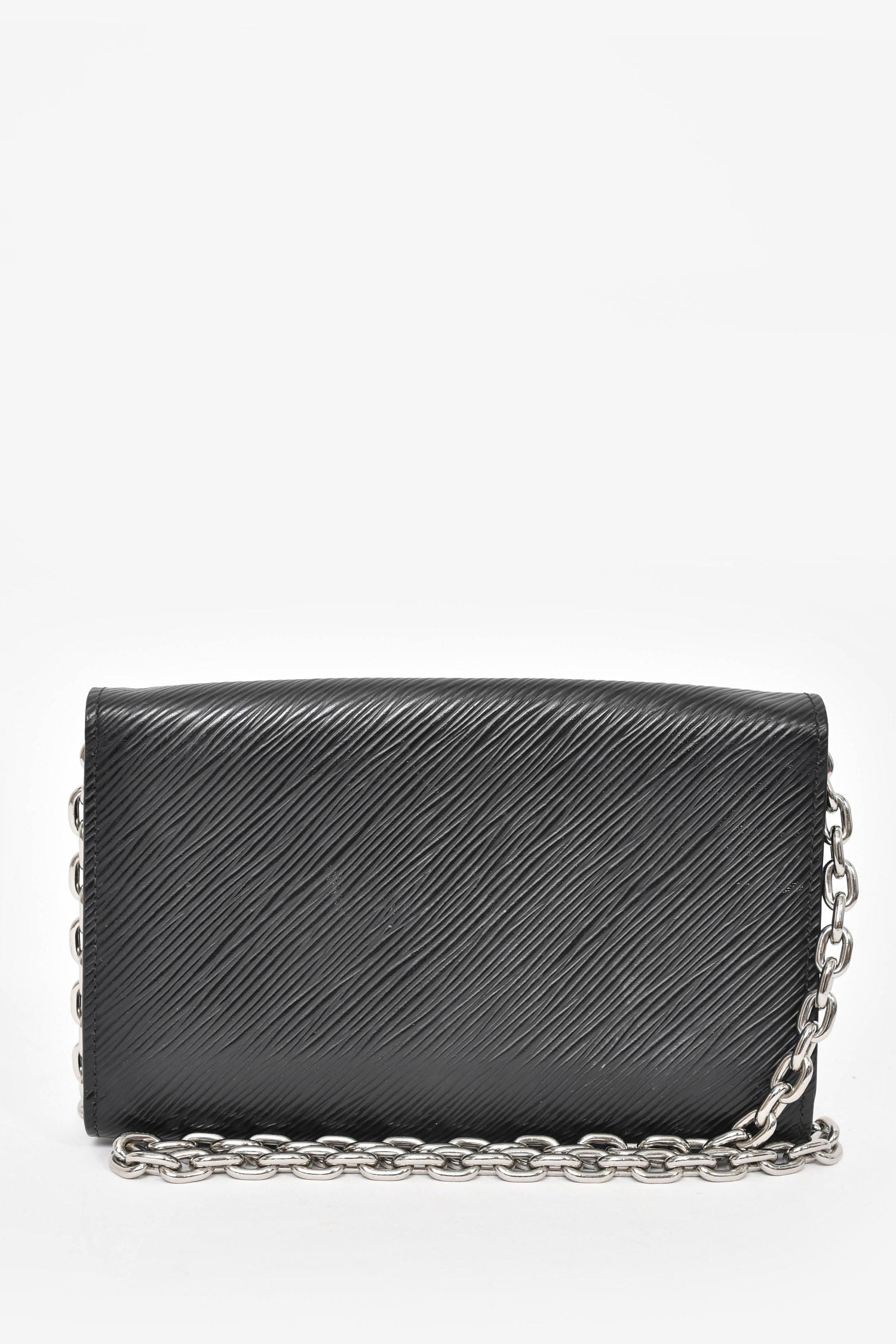 Louis Vuitton Black Epi Leather 'Twist' Wallet on Chain
