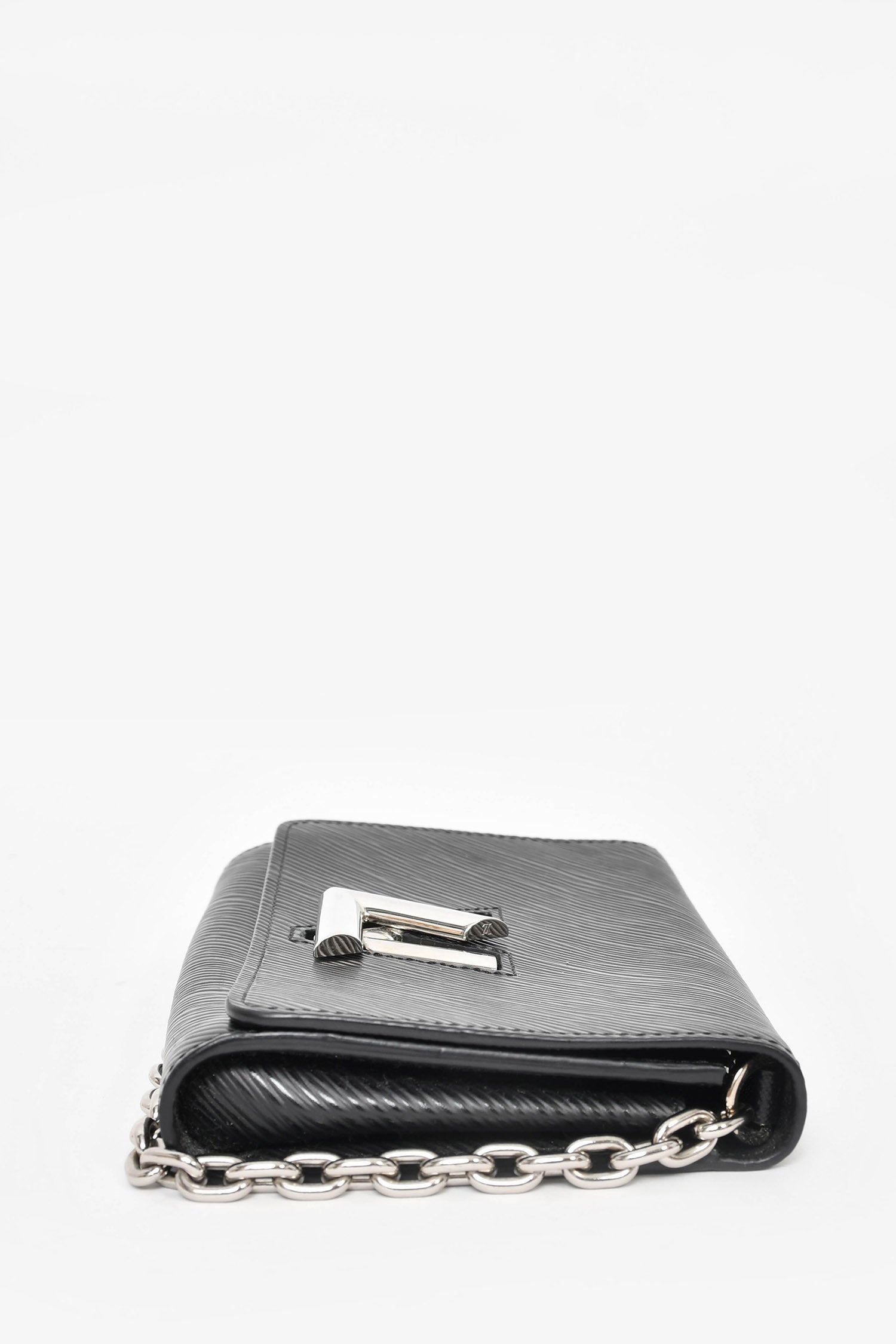 Louis Vuitton Black Epi Leather 'Twist' Wallet on Chain