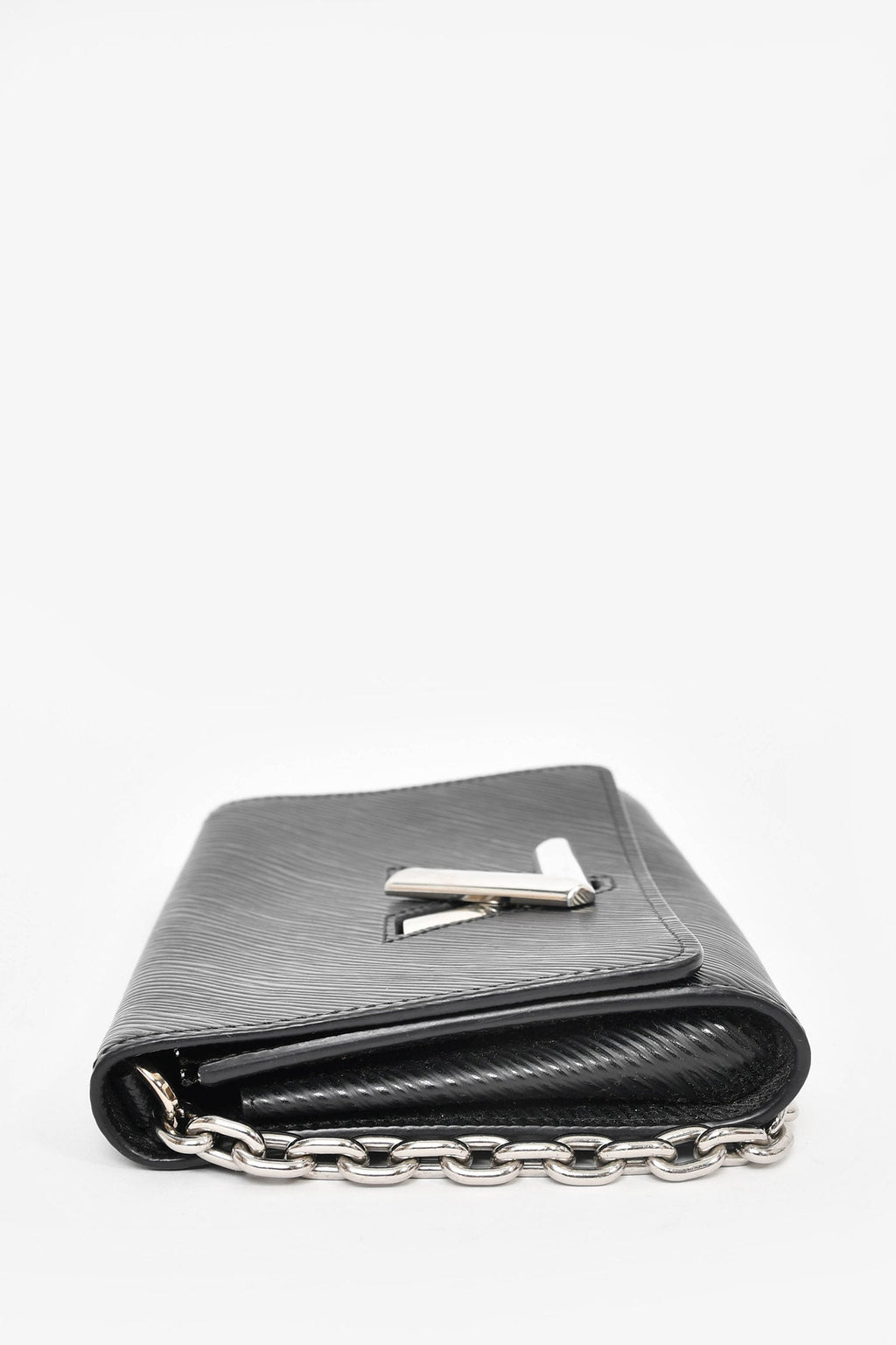 Louis Vuitton Black Epi Leather 'Twist' Wallet on Chain