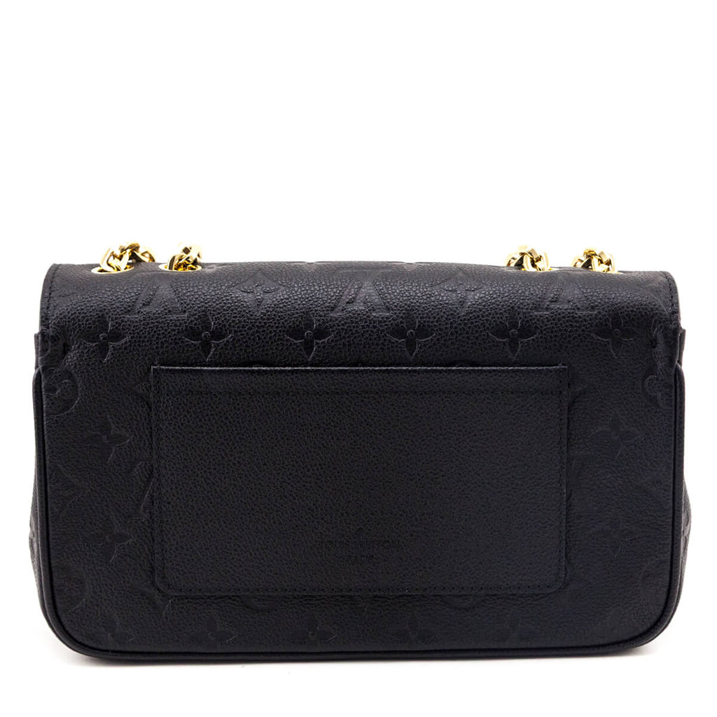 Louis Vuitton Black Monogram Empreinte Marceau Bag