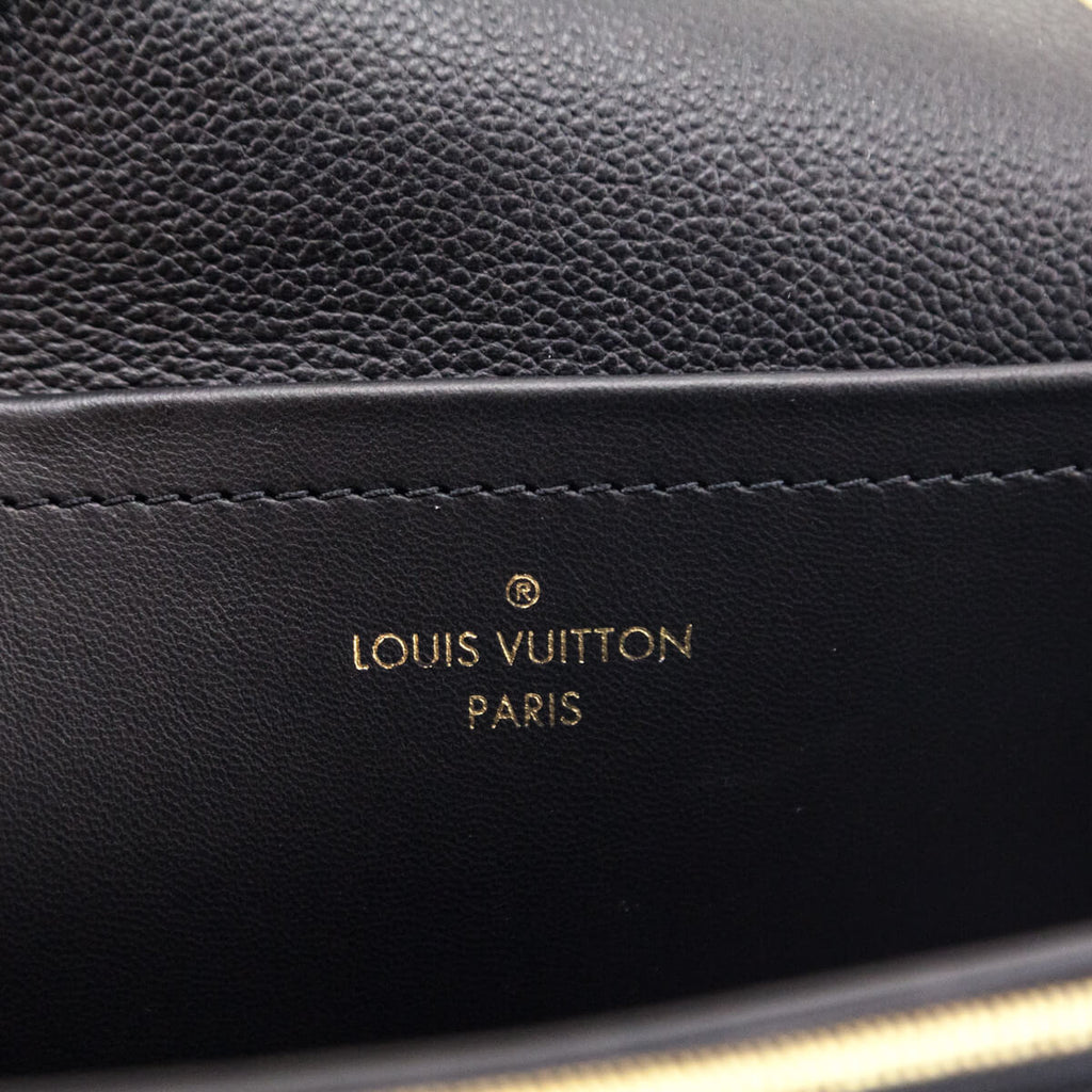 Louis Vuitton Black Monogram Empreinte Marceau Bag