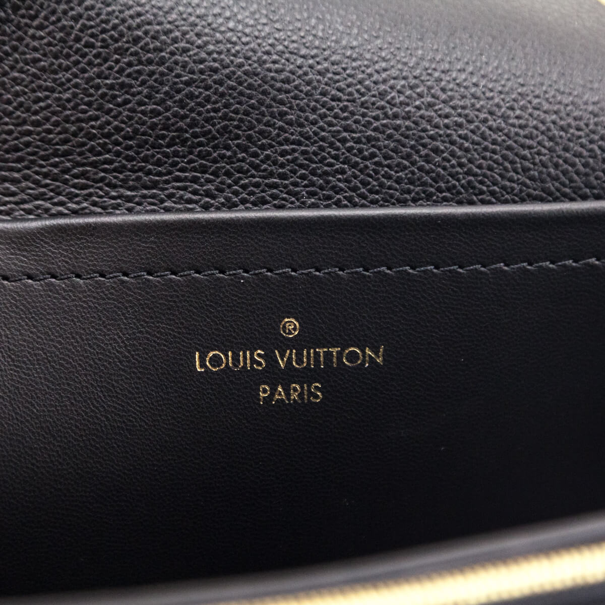 Louis Vuitton Black Monogram Empreinte Marceau Bag