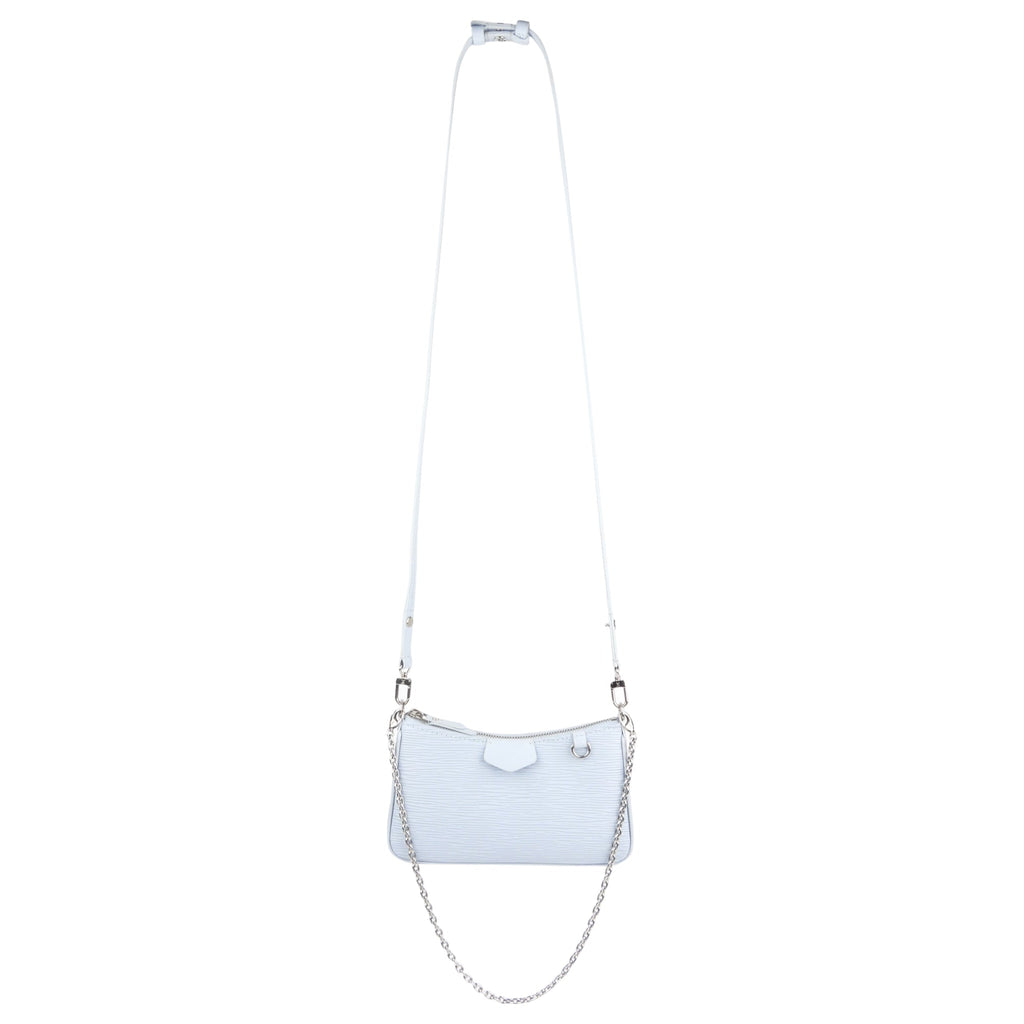 Louis Vuitton Blue Celeste Epi Leather Shoulder Chain Easy Pouch