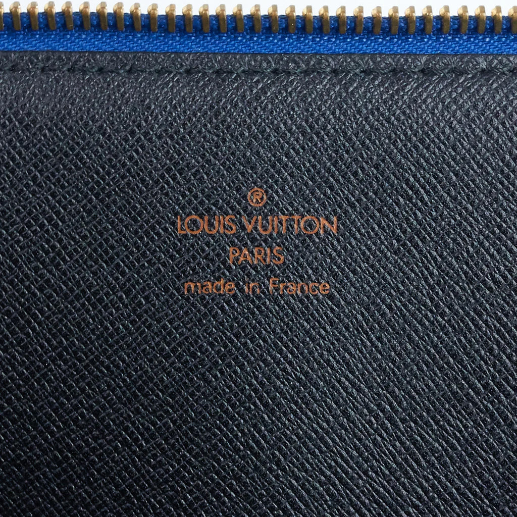 Louis Vuitton Blue Epi Leather Poche Documents Portfolio Pouch