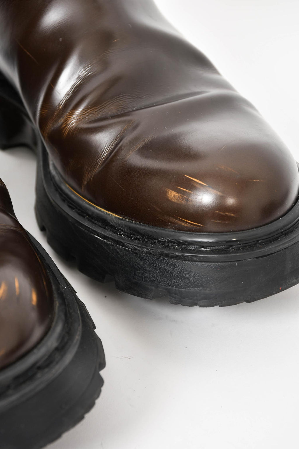 Louis Vuitton Brown/Monogram Leather Bold Chelsea Boot Size 9 Mens