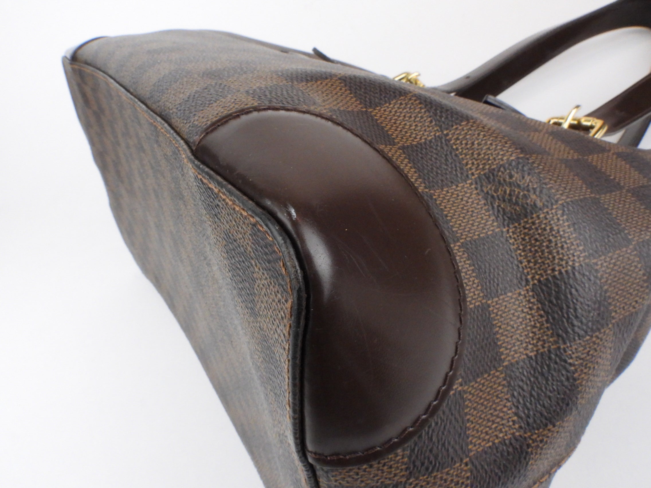 Louis Vuitton Brown Damier Ebene Coated Canvas Hampstead MM Shoulder Tote