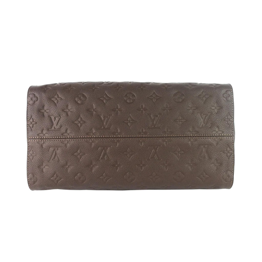 Louis Vuitton Brown Lumineuse Empreinte Leather Two-Way Tote Bag