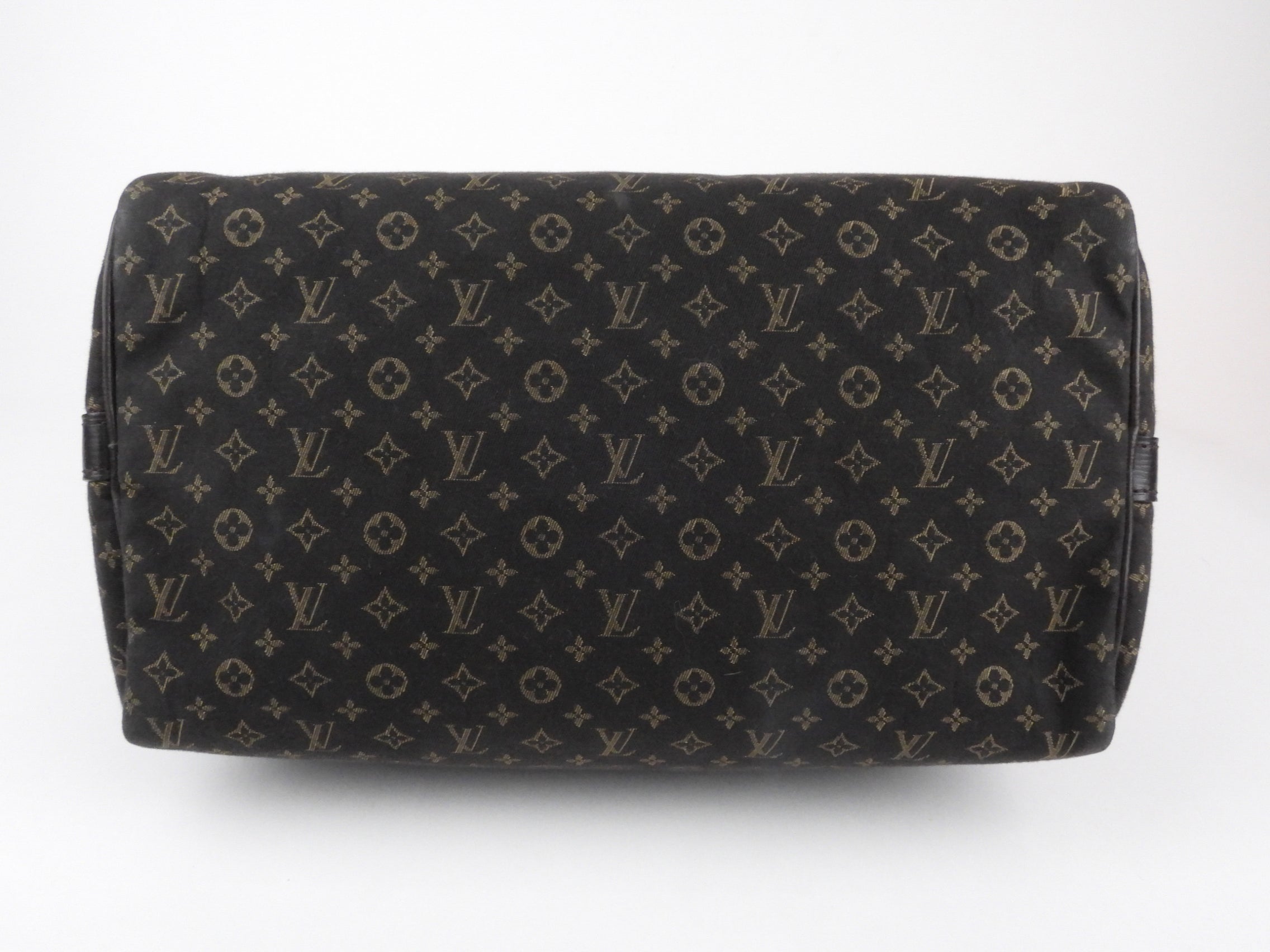 Louis Vuitton Brown Fusain Monogram Idylle Canvas Speedy 30 Bandoulier