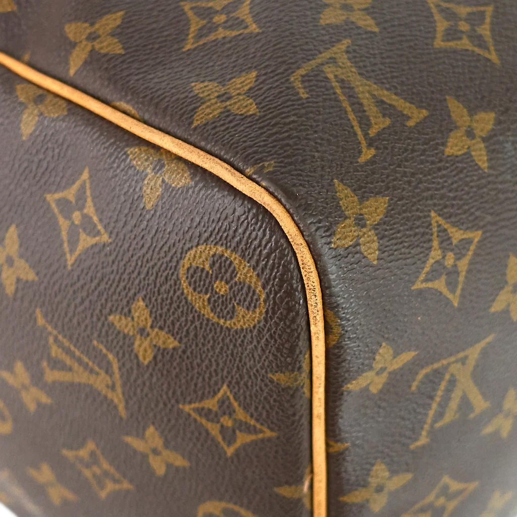 Louis Vuitton Brown Monogram Coated Canvas Keepall 45