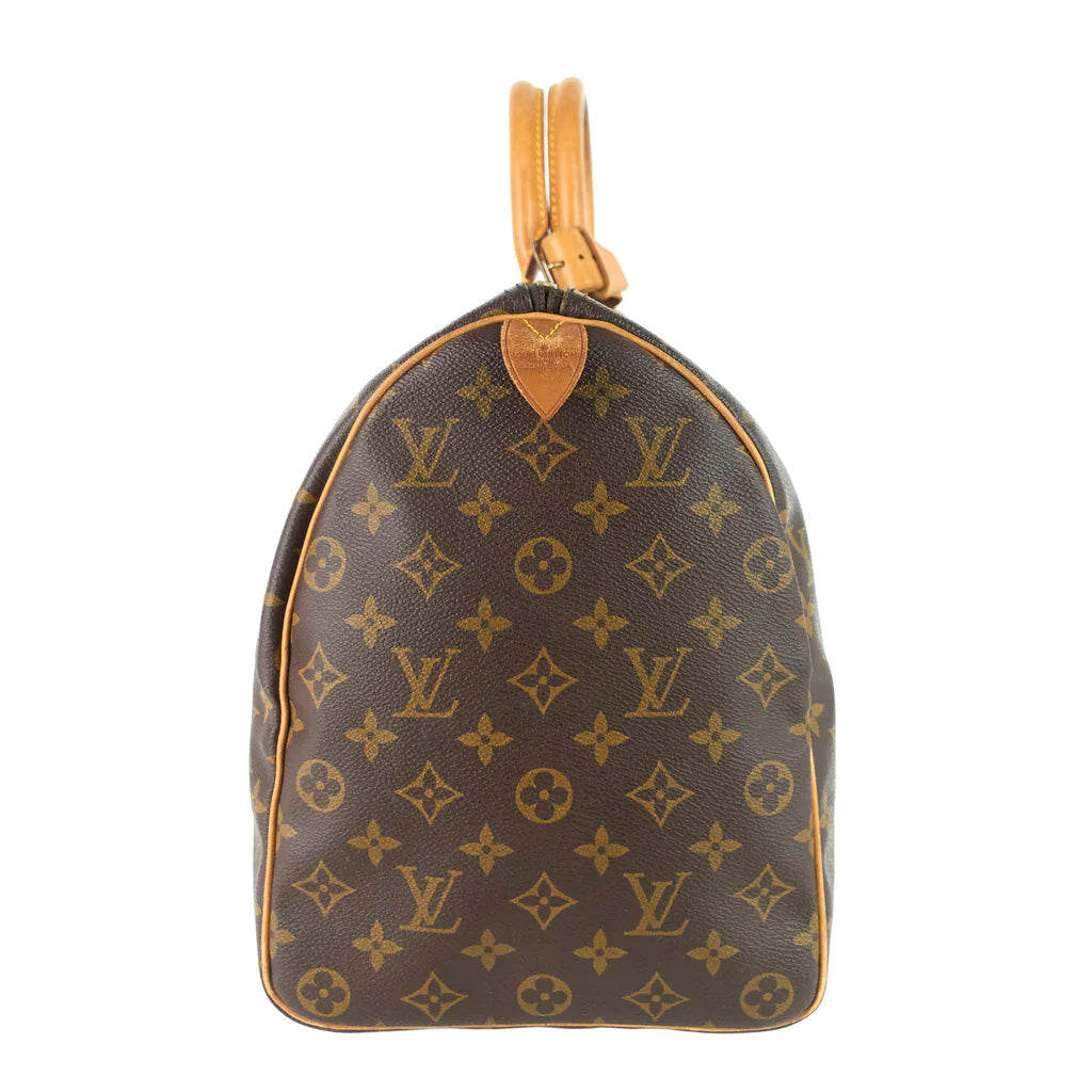 Louis Vuitton Brown Monogram Coated Canvas Keepall 45