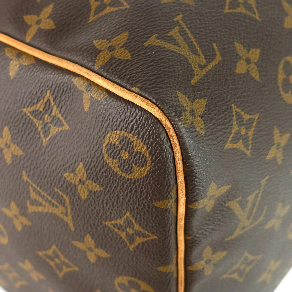 Louis Vuitton Brown Monogram Coated Canvas Keepall 45