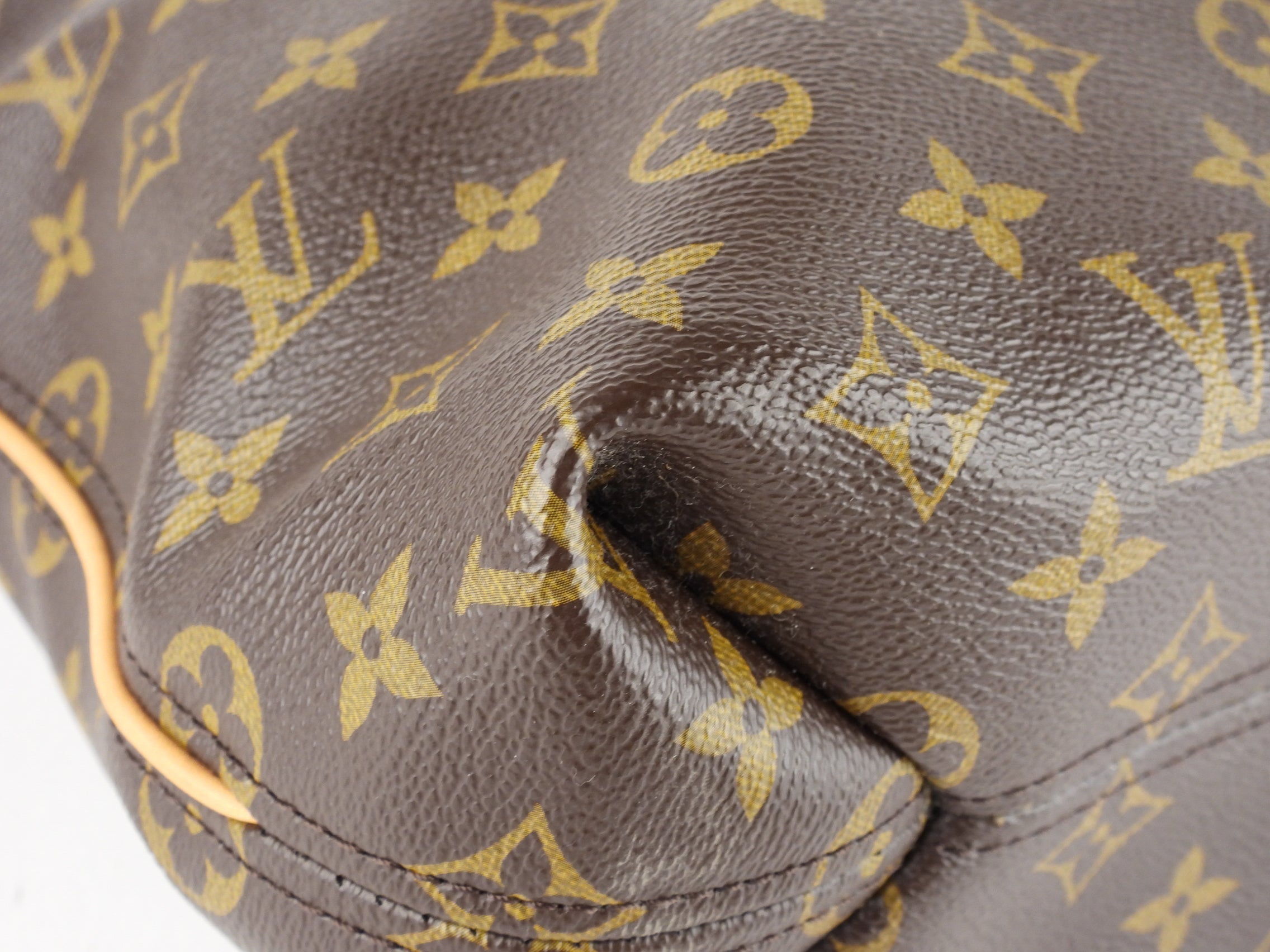 Louis Vuitton Brown Monogram Coated Canvas Sully PM Shoulder Hobo Bag