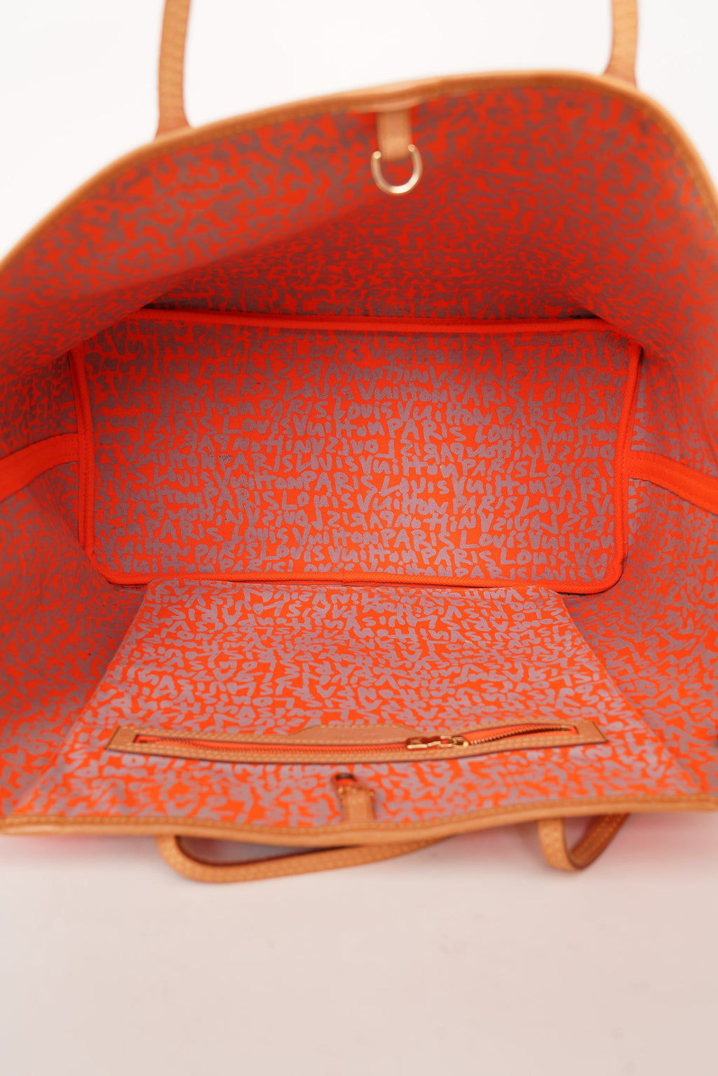 Louis Vuitton Brown/Orange Monogram Graffiti Neverfull GM