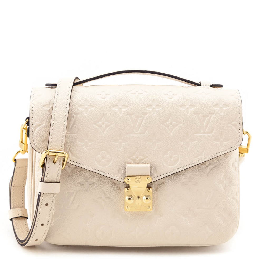 Louis Vuitton Creme Empreinte Pochette Metis MM