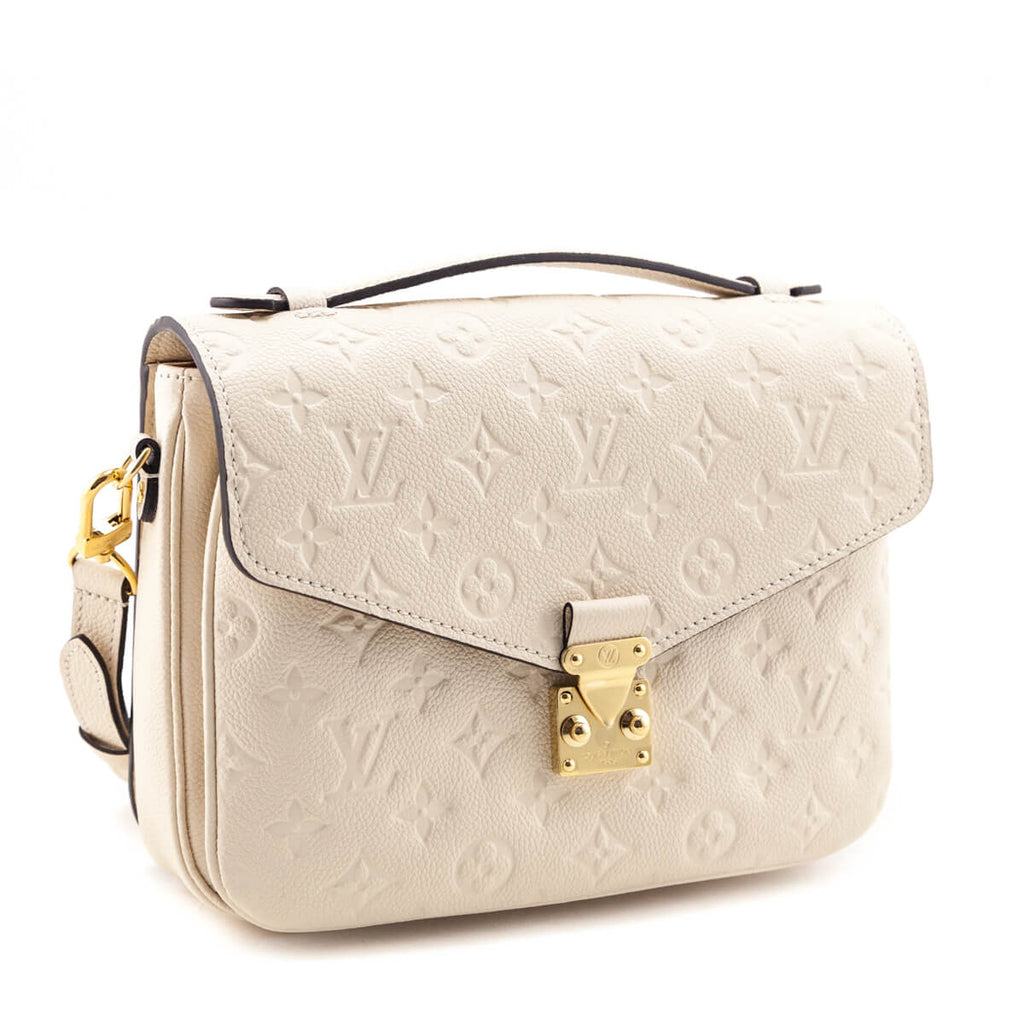 Louis Vuitton Creme Empreinte Pochette Metis MM