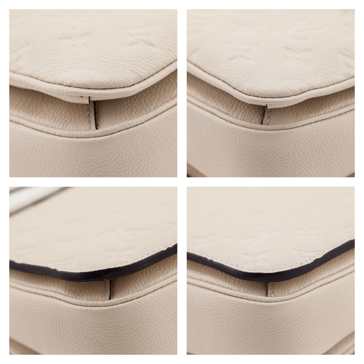 Louis Vuitton Creme Empreinte Pochette Metis MM