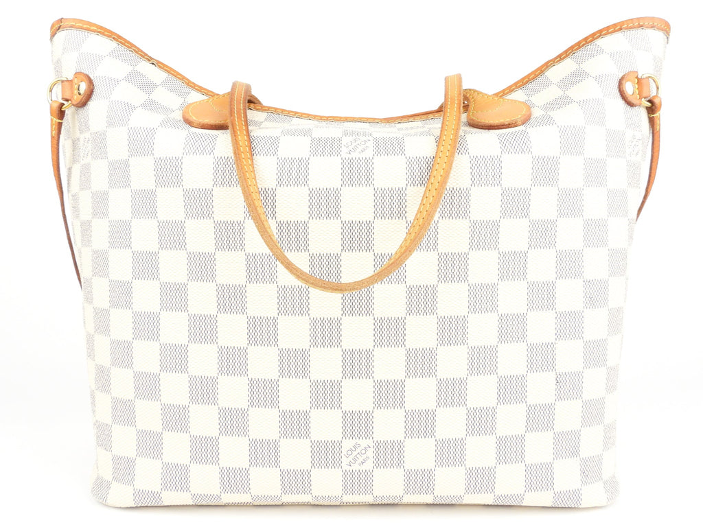 Louis Vuitton Damier Azur Coated Canvas Neverfull MM Shoulder Tote