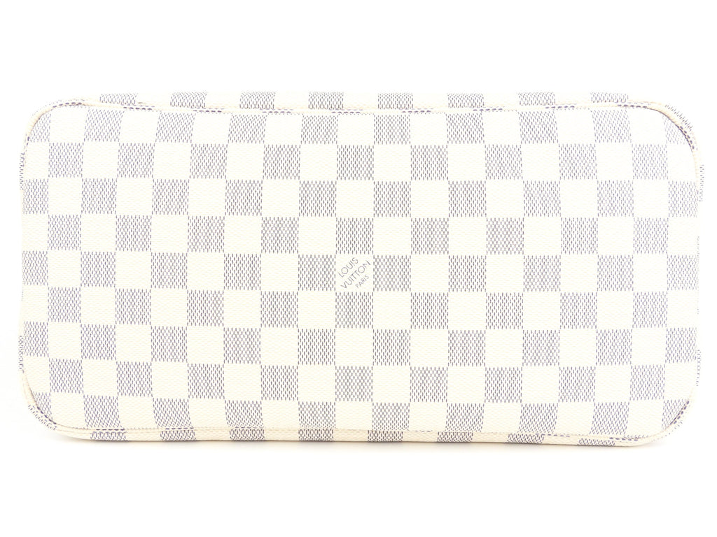 Louis Vuitton Damier Azur Coated Canvas Neverfull MM Shoulder Tote