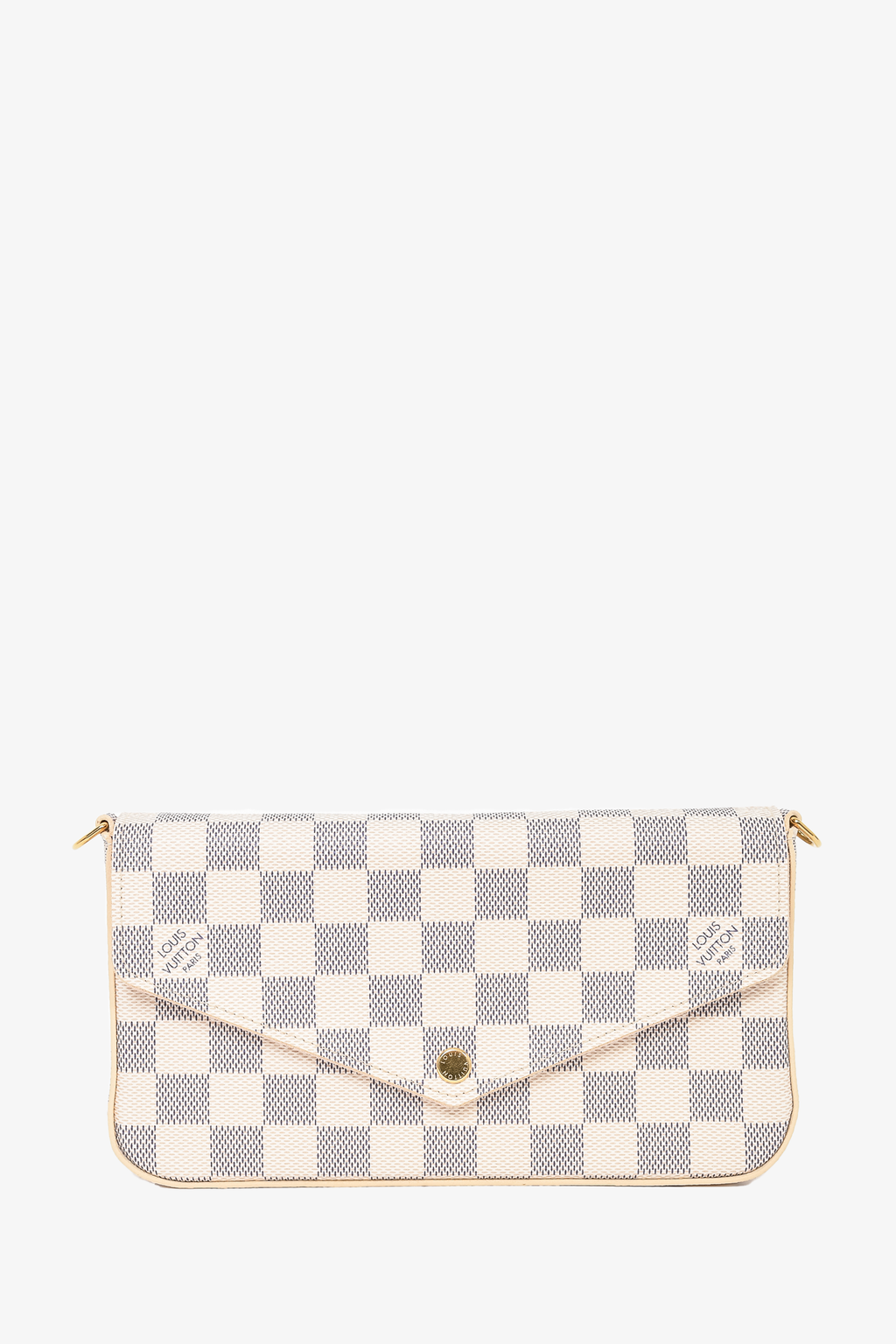 Louis Vuitton Damier Azur Felicie Pochette On Chain