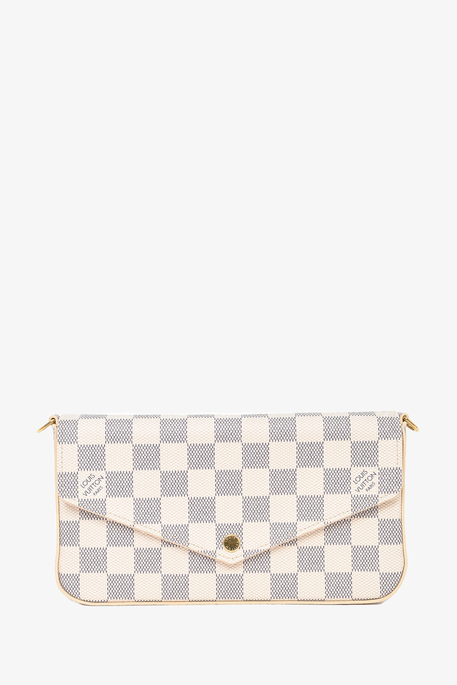 Louis Vuitton Damier Azur Felicie Pochette On Chain