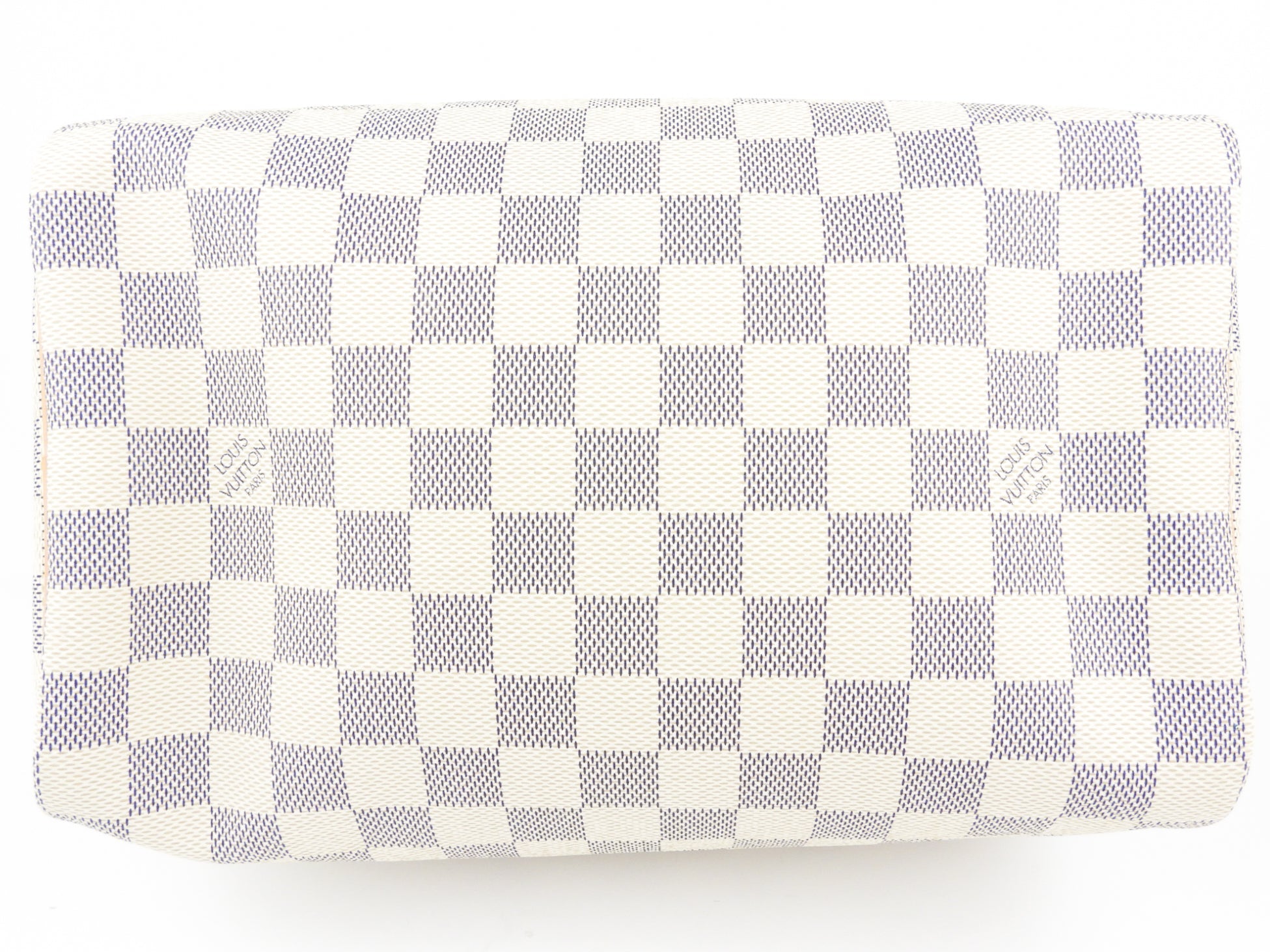 Louis Vuitton Damier Azur Coated Canvas Speedy 25cm Boston Bag