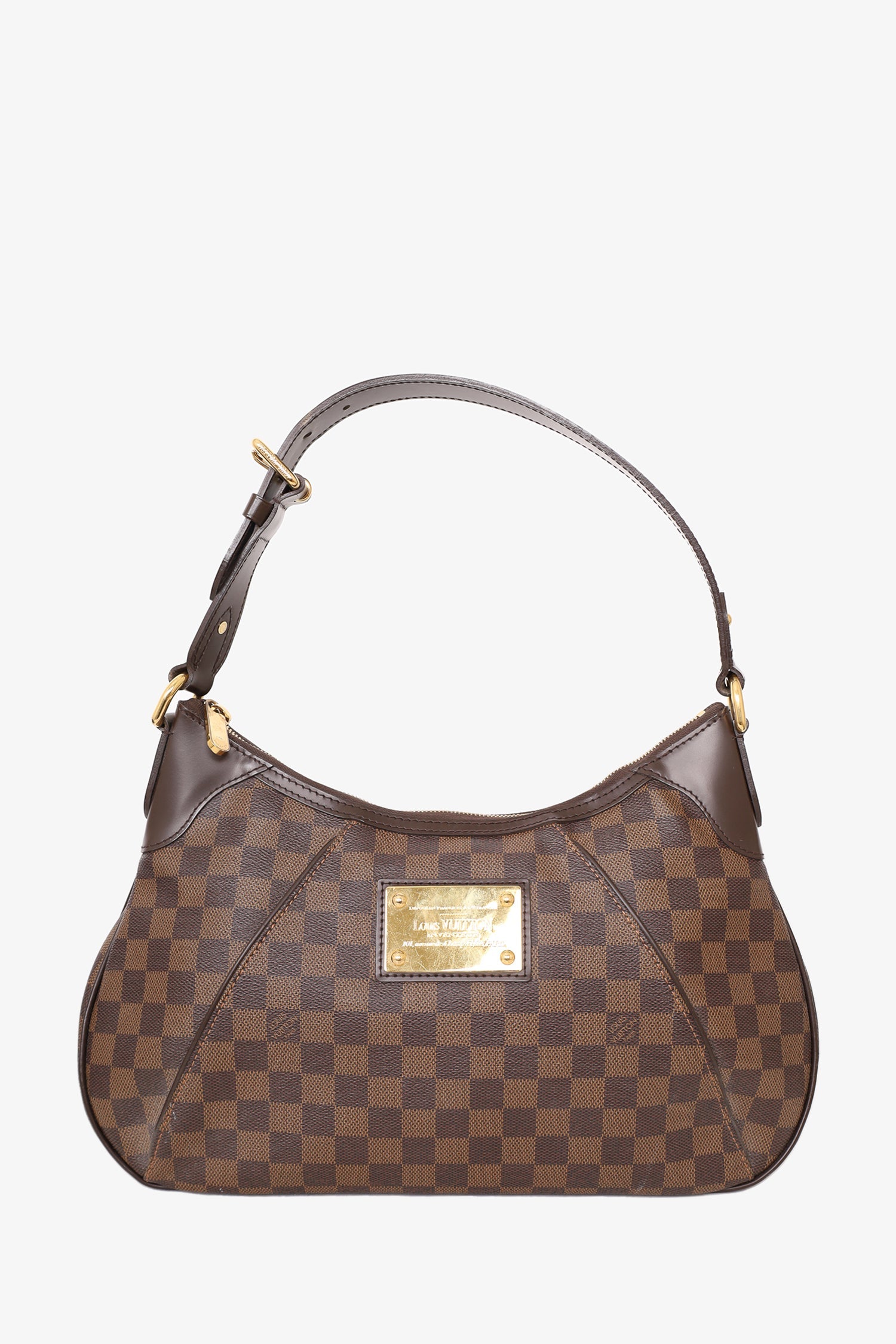 Louis Vuitton Damier Ebene Canvas Thames PM Shoulder Bag