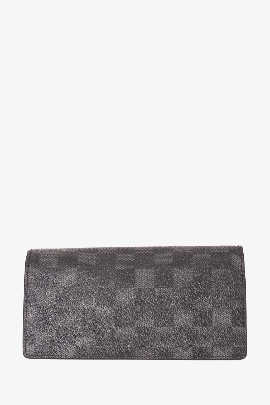 Louis Vuitton Grey Damier Graphite Leather 'Brazza' Wallet