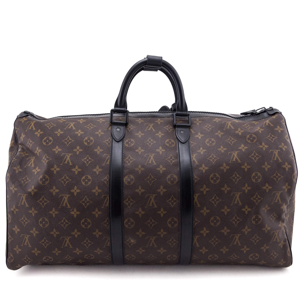 Louis Vuitton Monogram Waterproof Keepall Bandouliere 55