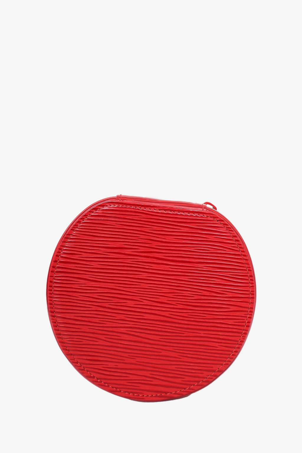 Louis Vuitton Red Epi Leather Bijoux Jewelry Case