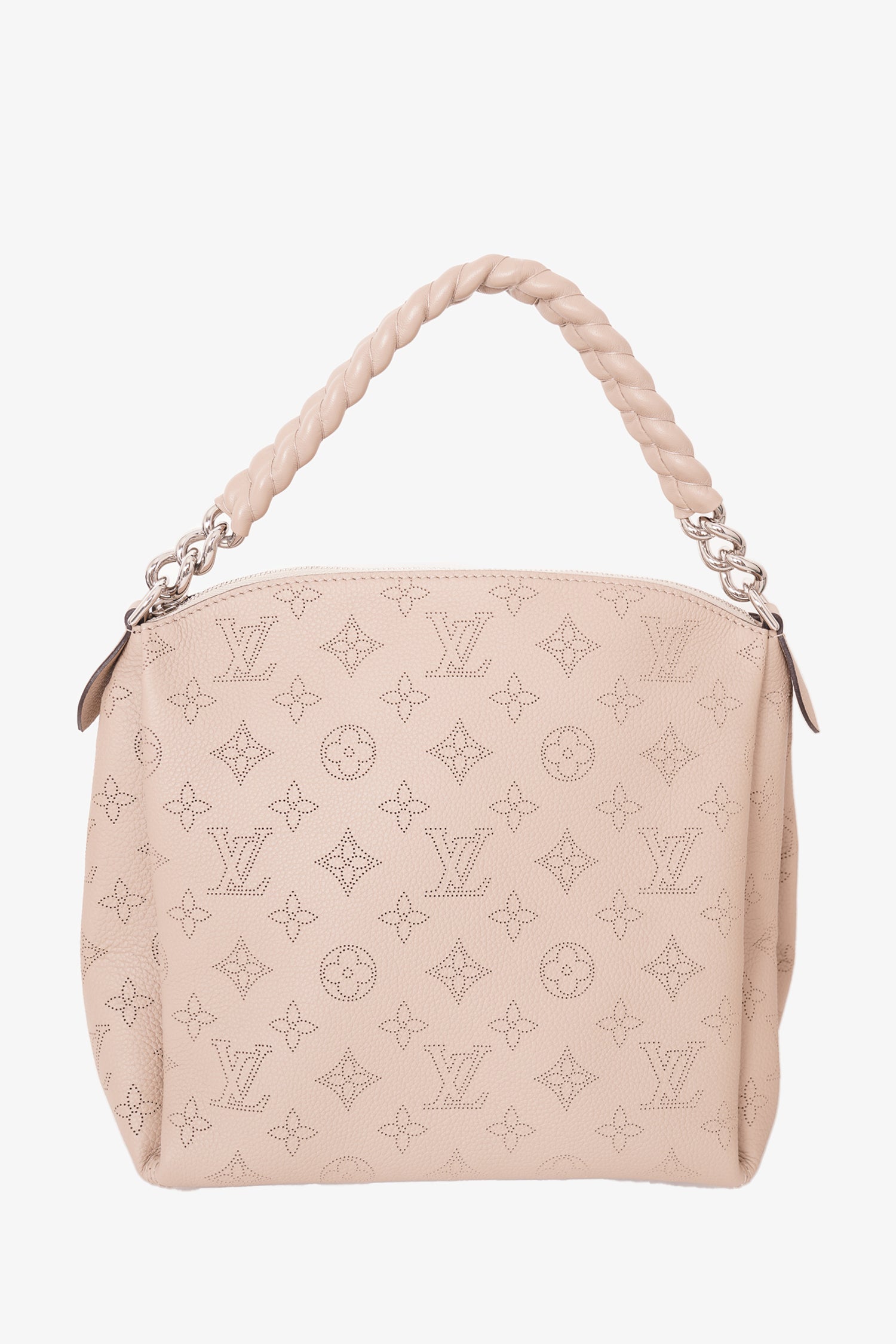 Louis Vuitton Tan Galet Babylone Chain BB with Silver Hardware