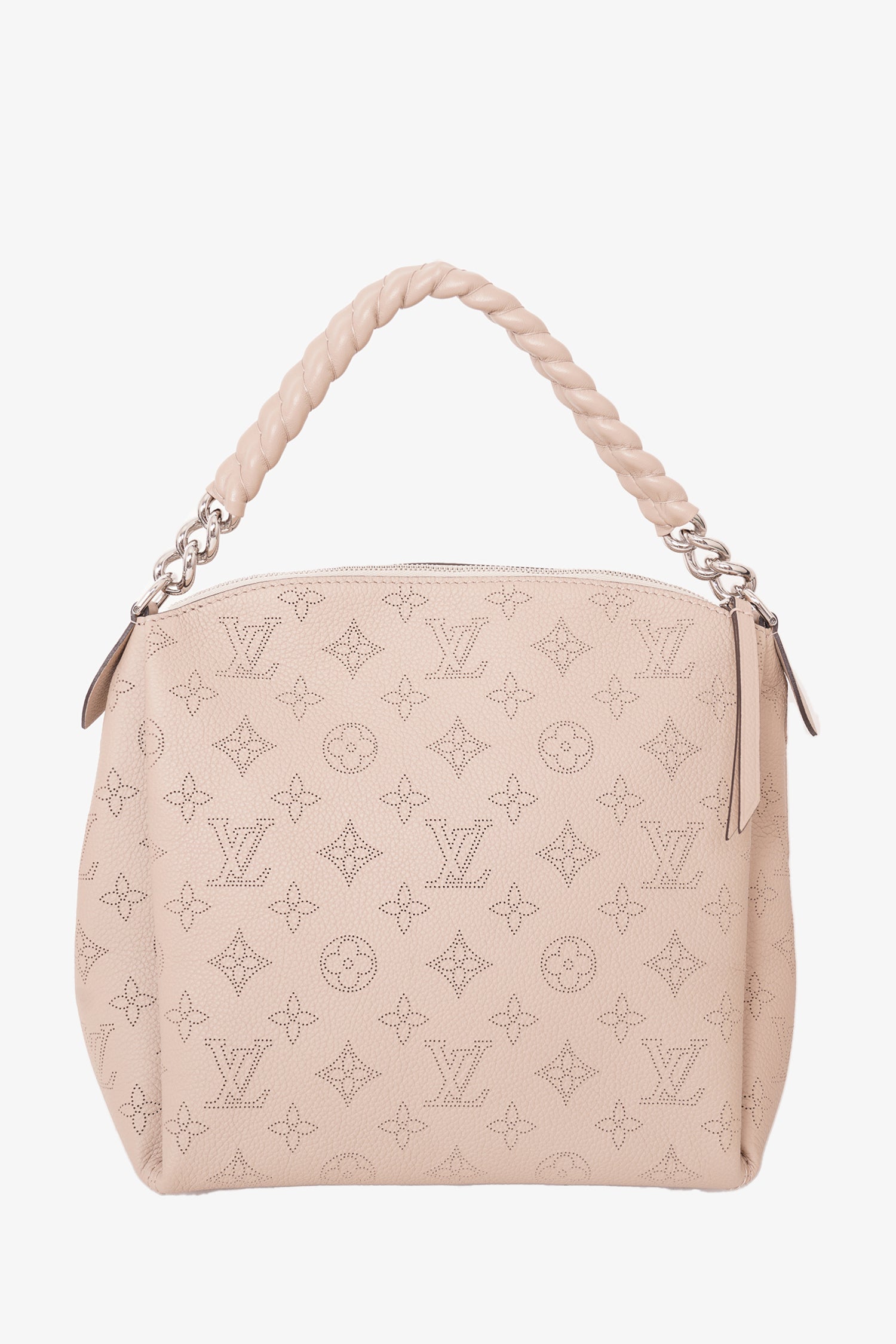 Louis Vuitton Tan Galet Babylone Chain BB with Silver Hardware