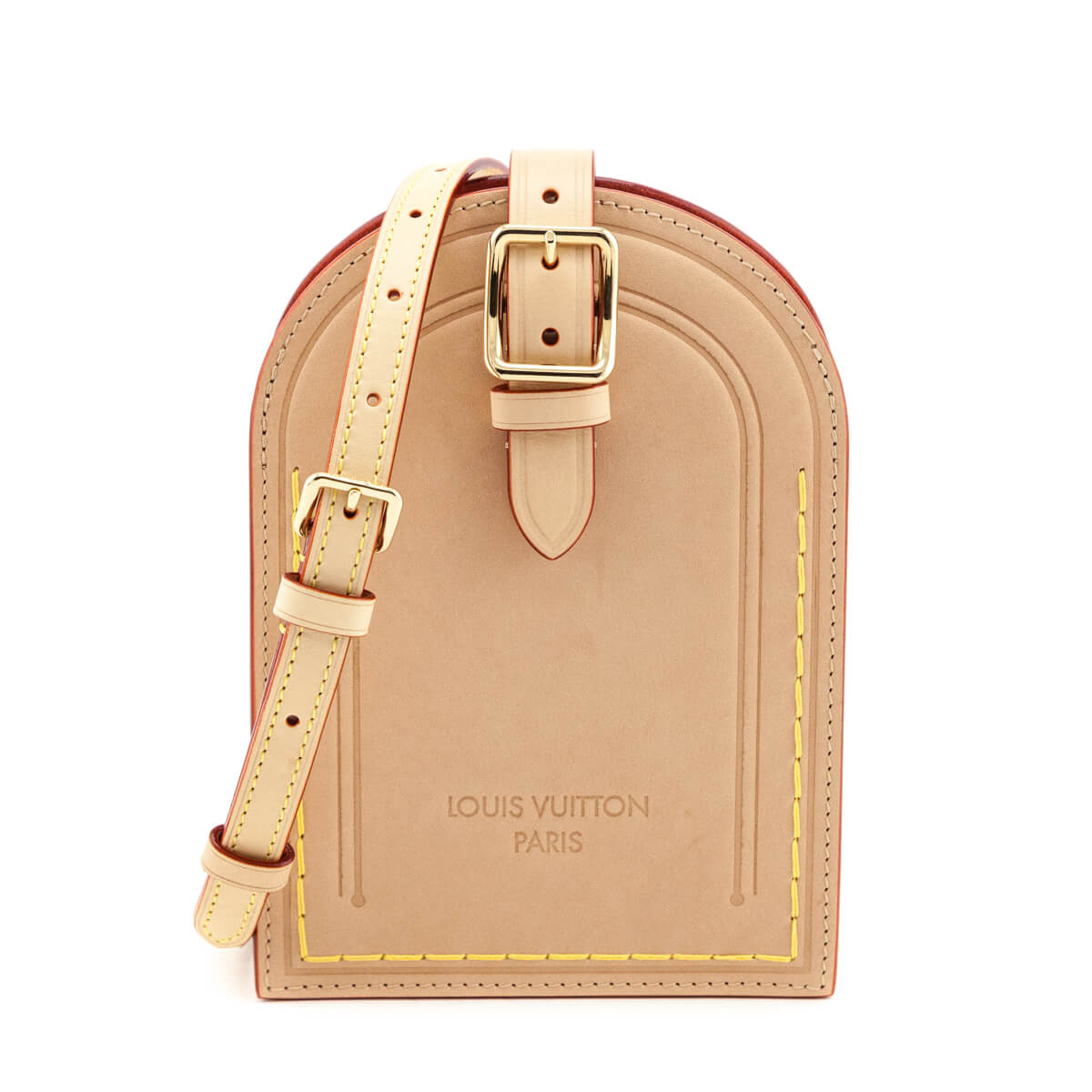 Louis Vuitton Vachetta Name Tag XL Clutch