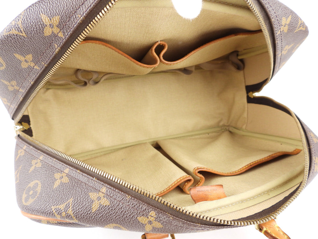 Louis Vuitton Vintage Monogram Coated Canvas Deauville Bowling Bag