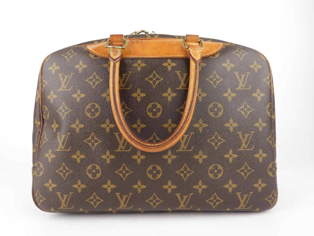 Louis Vuitton Vintage Monogram Coated Canvas Deauville Bowling Bag