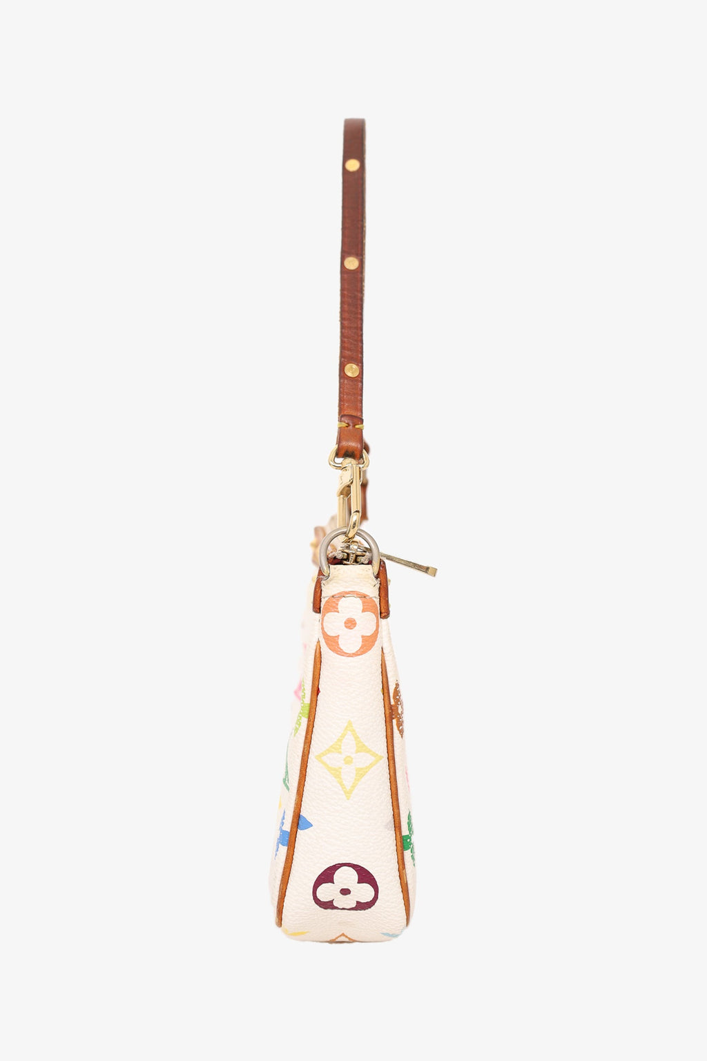 Louis Vuitton White/Multicolor Monogram Pochette