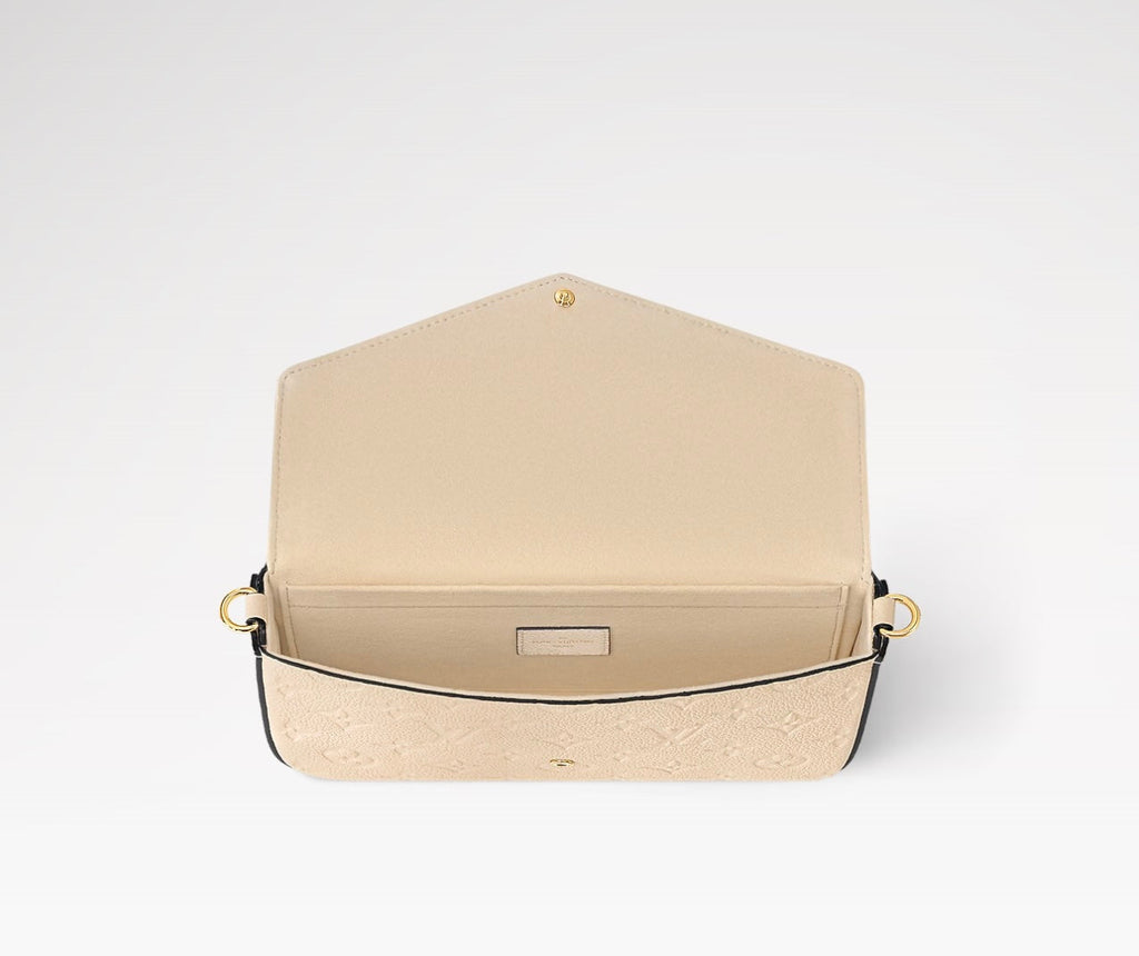 LOUIS VUITTON  MONOGRAM EMPREINTE LEATHER FELICIE POCHETTE