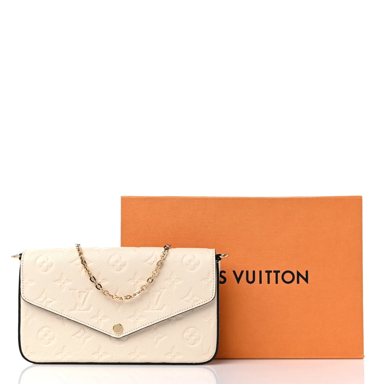 LOUIS VUITTON  MONOGRAM EMPREINTE LEATHER FELICIE POCHETTE