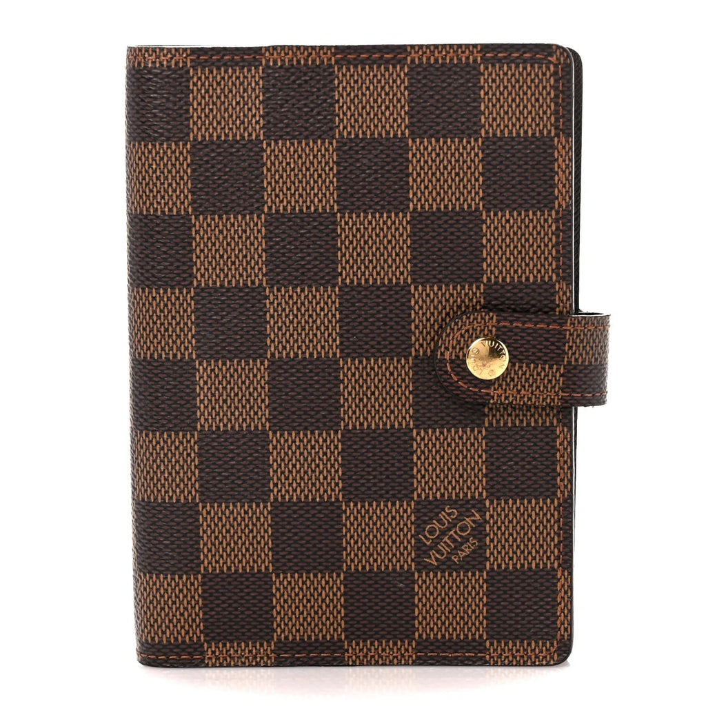 LOUIS VUITTON DAMIER EBENE AGENDA COVER PM
