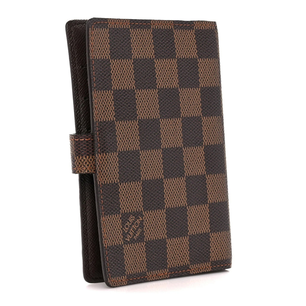 LOUIS VUITTON DAMIER EBENE AGENDA COVER PM