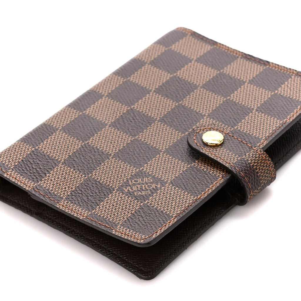 LOUIS VUITTON DAMIER EBENE AGENDA COVER PM