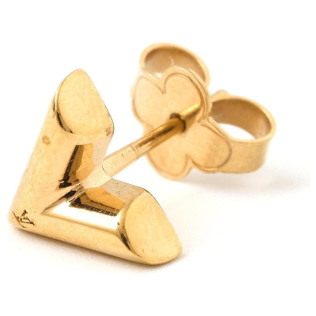 LOUIS VUITTON ESSENTIAL V EARRINGS