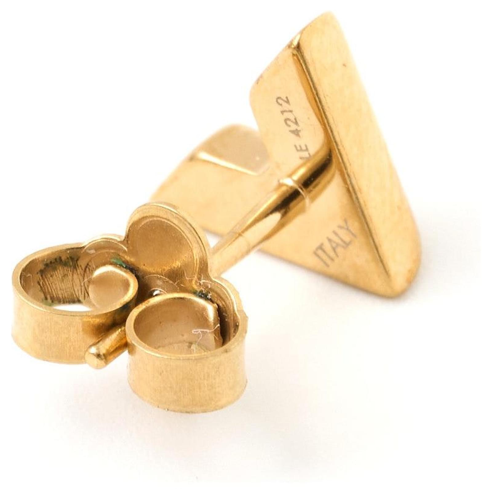 LOUIS VUITTON ESSENTIAL V EARRINGS