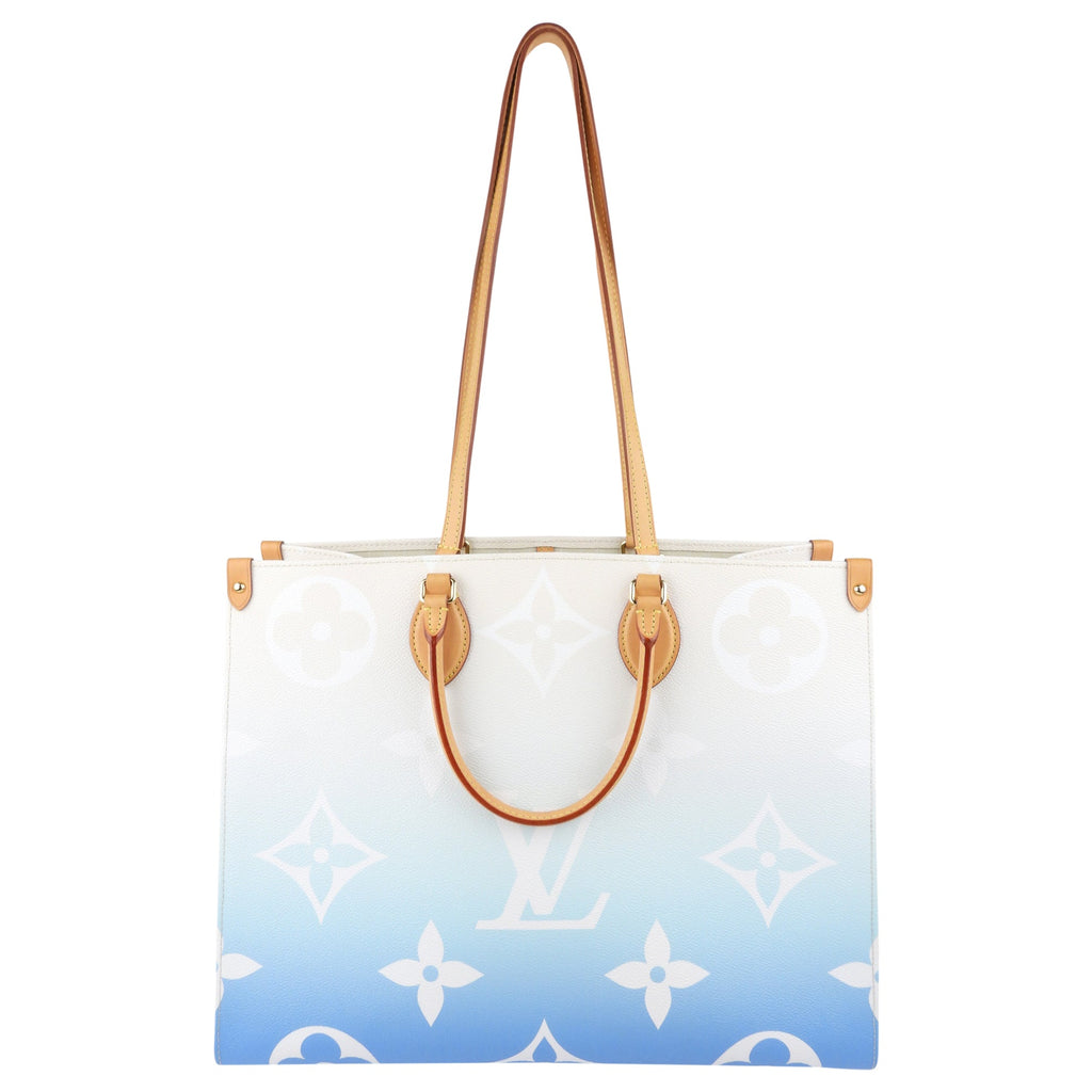 Louis Vuitton Blue Giant Monogram OnTheRun By The Pool GM Two Way Tote Bag