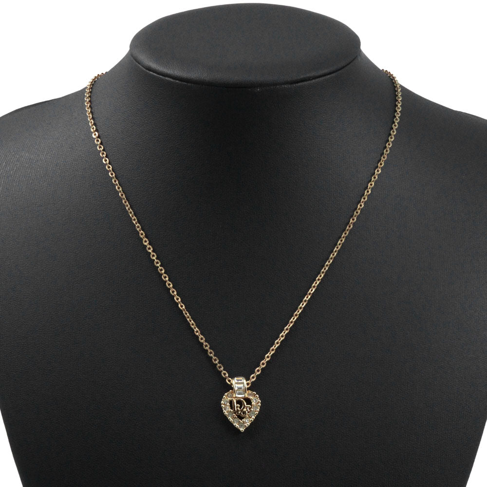 Dior Logo Heart Necklace