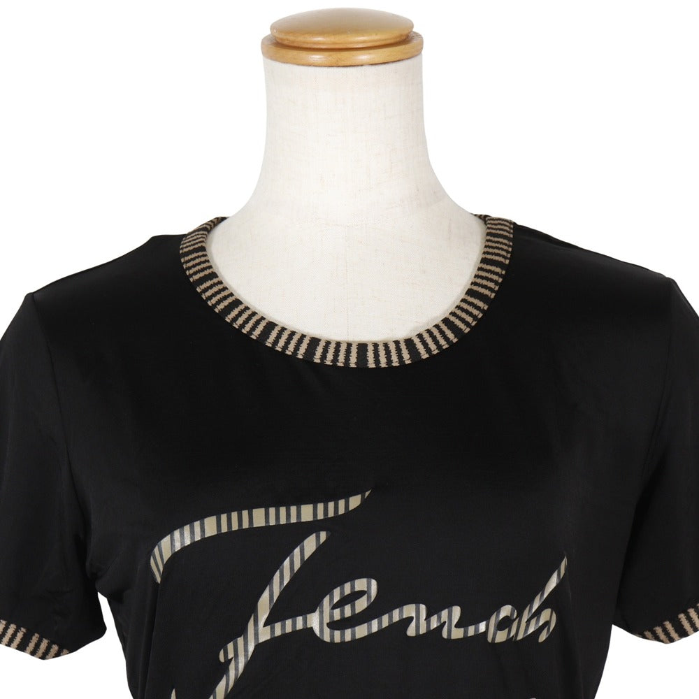 Fendi Logo Rayon T-shirt