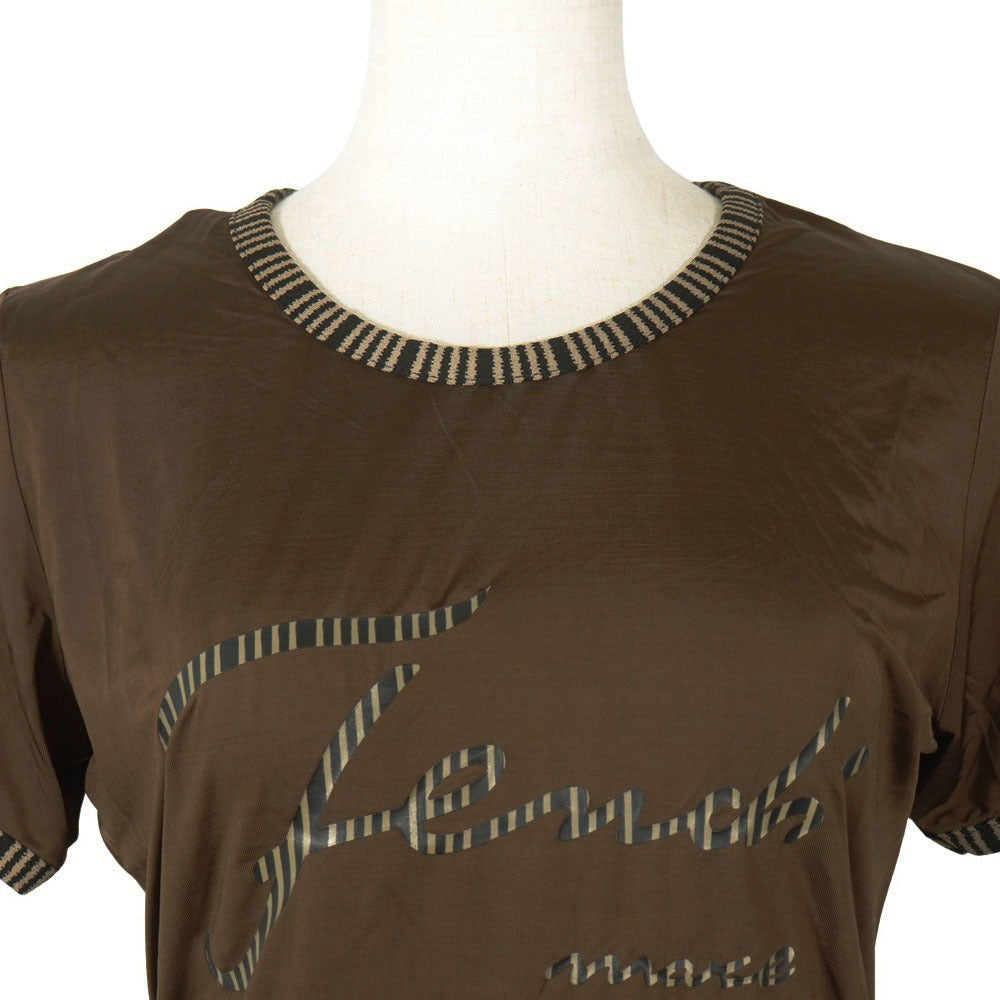 Fendi Logo Rayon T-shirt