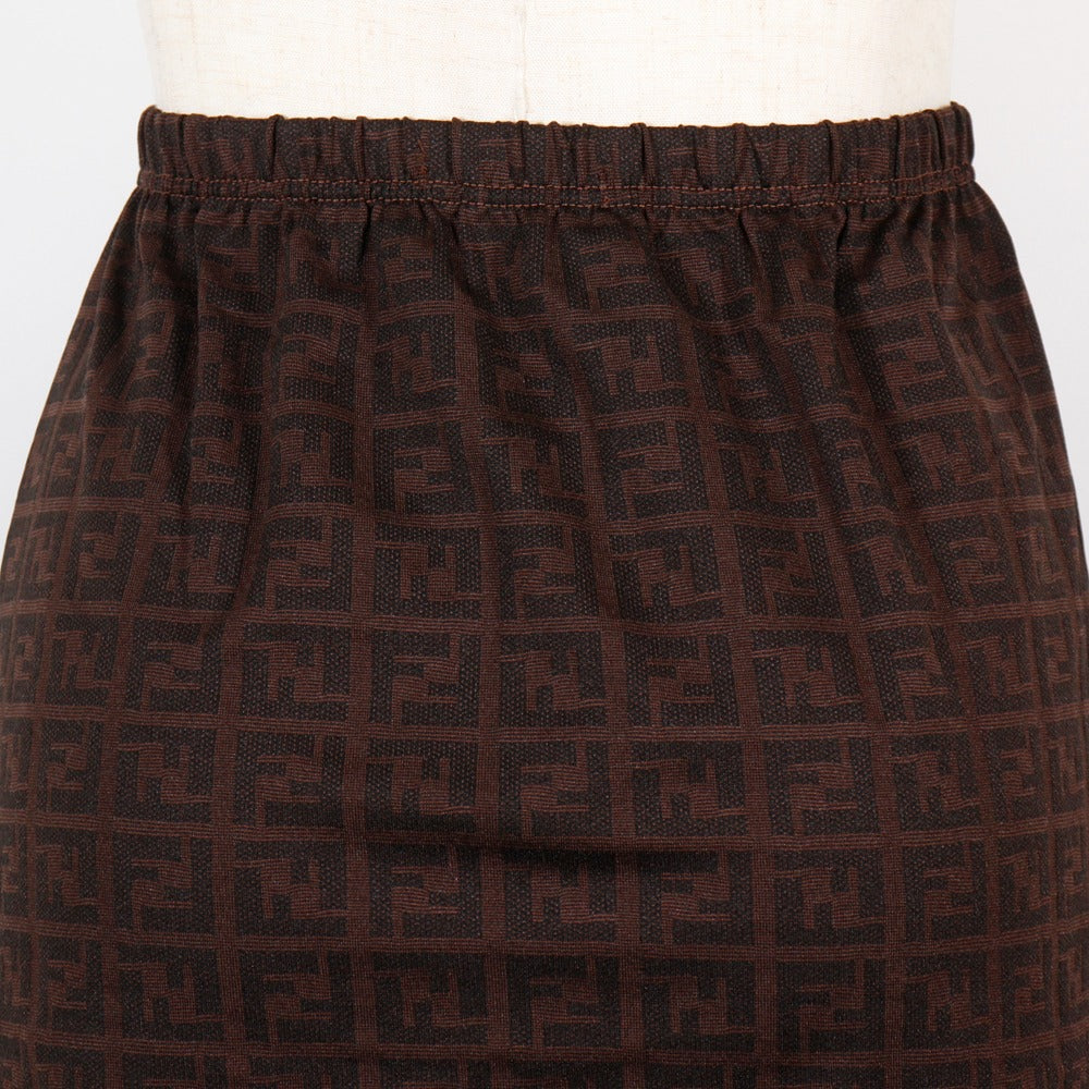 Fendi Zucca Nylon Skirt