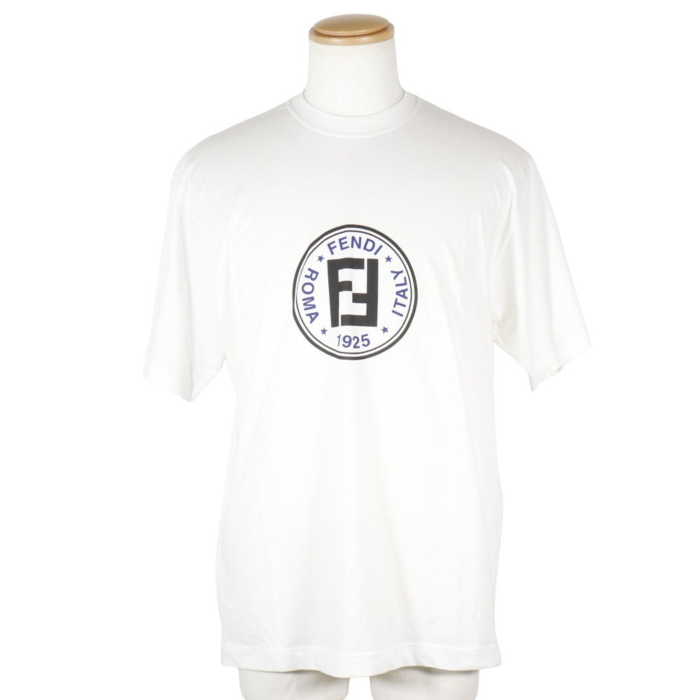 Fendi Logo Cotton T-shirt