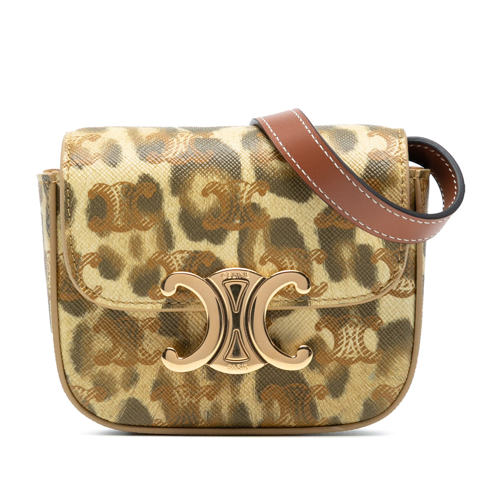 Triomphe Shoulder Bag Triomphe Coated Canvas Medium